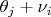$\theta _j+\nu _i$