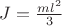$\[J = \frac{{m{l^2}}}{3}\]$