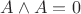 $A\wedge A = 0$