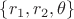$\[\left\{ {r_1 ,r_2 ,\theta } \right\}\]$