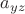 $a_{yz}$