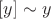 ${[y]}\sim{y}$
