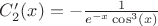 $C_{2}'(x)=-\frac{1}{e^{-x} \cos^3(x)}$