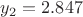$y_{2}=2.847$