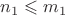 $n_1\leqslant m_1$