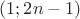 $(1;2n-1)$