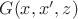 $G(x,x',z)$