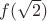 $f(\sqrt2)$