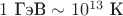 $1\text{ ГэВ}\sim 10^{13}\text{ К}$