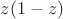 $z(1-z)$