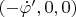 $(-\dot\varphi',0,0)$