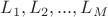 $L_1,L_2,...,L_M$