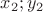 $x_2;y_2$