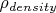 $\rho_{density}$