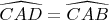 $\widehat{CAD}=\widehat{CAB}$