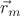 $\vec{r}_m$