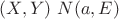 $(X,Y)~N(a,E)$