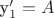 y_1' = A