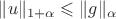 $\|u\|_{1+\alpha}\leqslant \|g\|_\alpha$