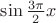 $\sin \frac {3\pi}2 x$