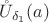 $\mathring{U}_{\delta_1}(a)$