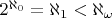 $2^{\aleph_0}=\aleph_1<\aleph_{\omega}$