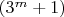 $(3^m+1)$
