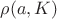 $\rho(a,K)$