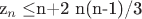 z_n\le$n+2 n(n-1)/3