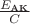 $\frac{E_\text{АК}}{C}$