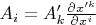 $A_i=A'_k\frac{\partial x'^k}{\partial x^i}$
