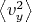 $\left\langle{v_y^2}\right\rangle$