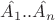 $\hat{A_1}..\hat{A_n}$