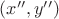 $(x'', y'')$ $(x'', y'')$
