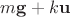 $m{\bf g}+k{\bf u}$ $m{\bf g}+k{\bf u}$