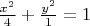 $\frac {x^2} {4} + \frac {y^2} {1} = 1$