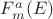 $F_m^a(E)$