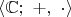 $\left\langle {{\Bbb C};\ + ,\ \cdot } \right\rangle$