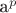a^p