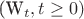 (W_{t}, t \geq 0)