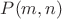 $P(m,n)$