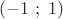 $( - 1\;;\;1)$
