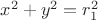 $x^2+y^2=r_1^2$