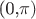 (0,\pi) (0,\pi)