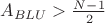 $A_{BLU}>\frac{N-1}{2}$