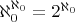 $\aleph_0^{\aleph_0} = 2^{\aleph_0}$
