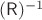 $(\mathsf R)^{-1}$