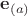 $\mathbf{e}_{(a)}$