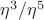$\eta^3/\eta^5$