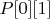 $P[0][1]$